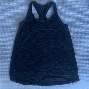 lululemon athletica Dark Gray Racerback Tank Top